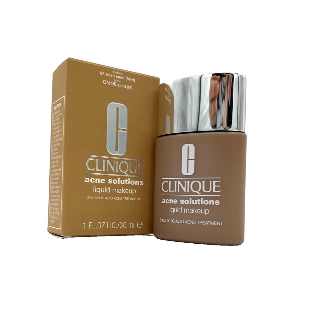 Clinique Acne Solutions Liquid Makeup 06 Fresh Sand (M-N)‎ CN 90 Sand (M)